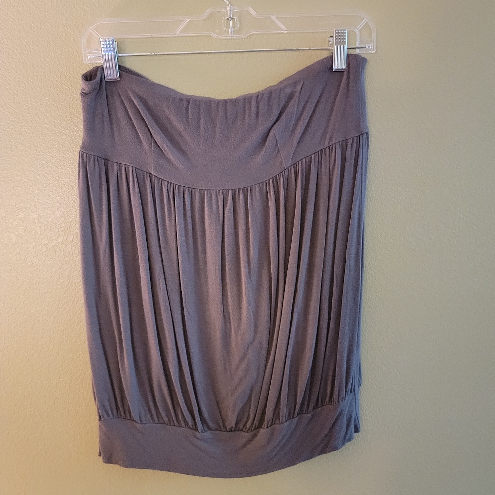 Frenzy soft cotton loose strapless top